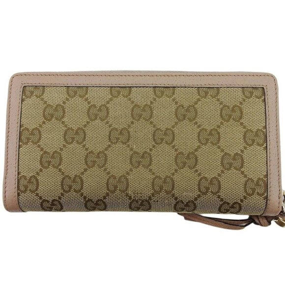 GUCCI long wallet GG pattern brown pink beige USED - Picture 3 of 15